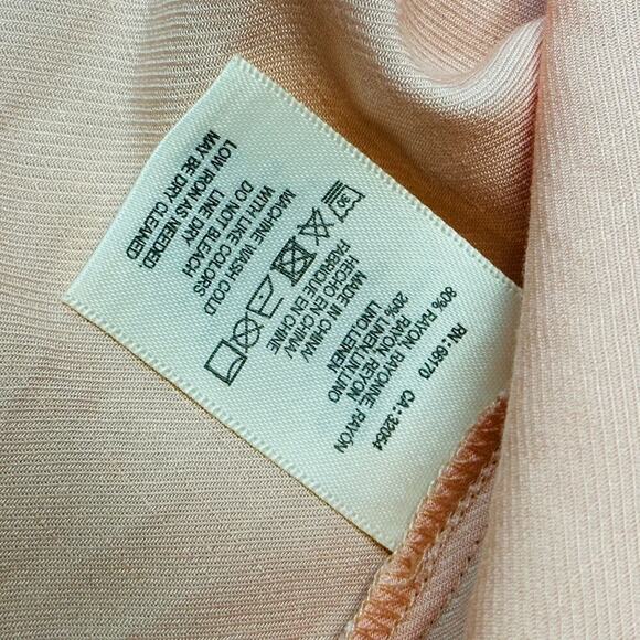 NWT Maeve by Anthropologie Peach off-the-shoulder blouse Size 6 - Picture 12 of 12